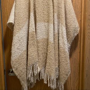 Pancho style cardigan